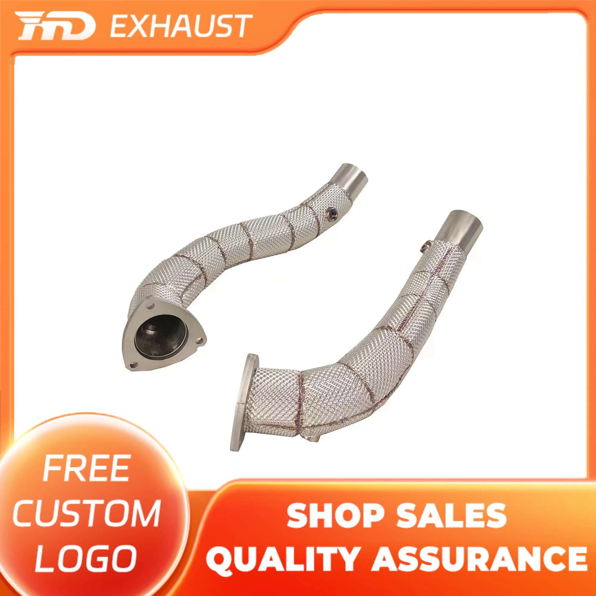 HMD Exhaust System High Flow Performance Downpipe for Ferrari California 4.3L With Heat Shield
HMD Exhaust System High Flow Performance Downpipe for Ferrari California 4.3L With Heat Shield