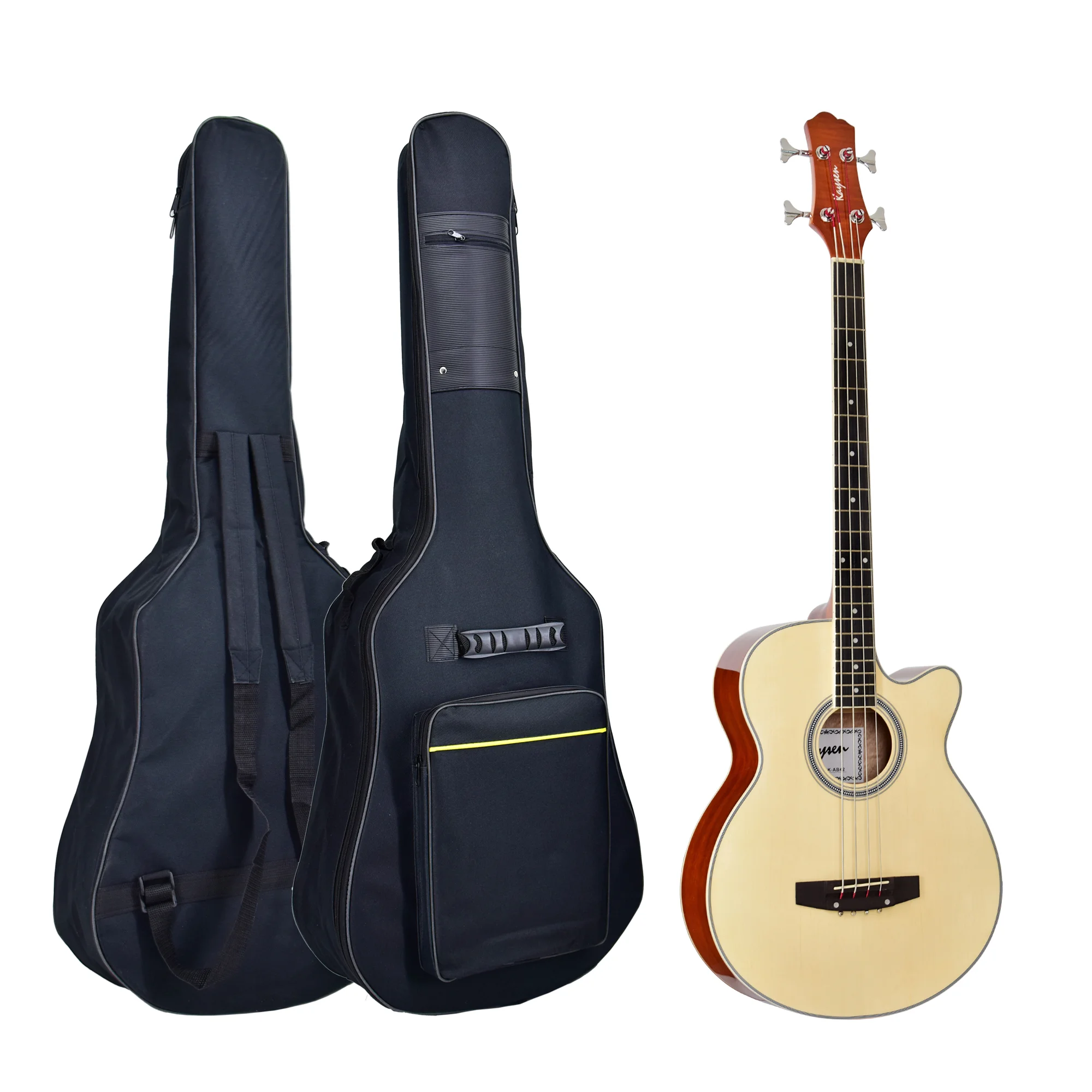 High Quality Spruce Top 4 String Acoustic Electric Bass Guitar
High Quality Spruce Top 4 String Acoustic Electric Bass Guitar