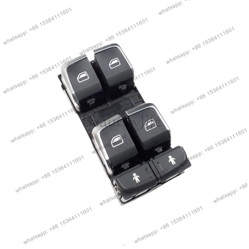 Auto parts, glass lifter switch, front left 4H0959851E 5PR
Auto parts, glass lifter switch, front left 4H0959851E 5PR