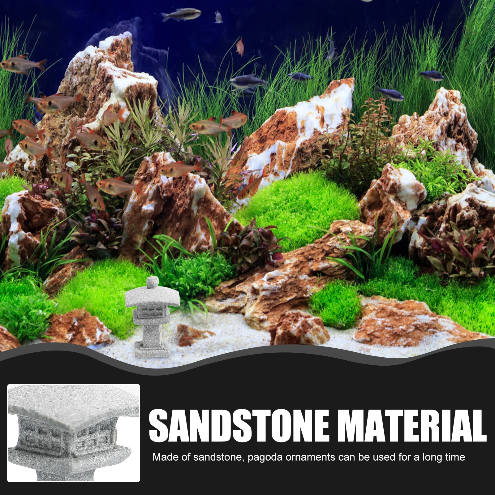 2pcs Lantern Stone Statue Micro Landscape Pagoda Sandstone For Garden Home Decor Miniature Asian Tower Ornament Outdoor Indoor 
2pcs Lantern Stone Statue Micro Landscape Pagoda Sandstone For Garden Home Decor Miniature Asian Tower Ornament Outdoor Indoor