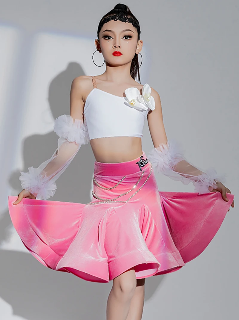 Latin Dance Dress Girls Clothes Dancewear Performance Suit Children Fringe Jumpsuit Flash Diamond Sleeveless Tassel Latin Pants
Latin Dance Dress Girls Clothes Dancewear Performance Suit Children Fringe Jumpsuit Flash Diamond Sleeveless Tassel Latin Pants
