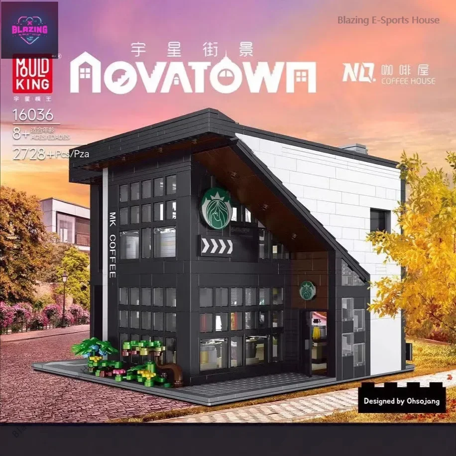 Yuxing 16036 Street View Series Coffee House Lighting Edition Children Adult Assembling and assembling small particle building
Yuxing 16036 Street View Series Coffee House Lighting Edition Children Adult Assembling and assembling small particle building