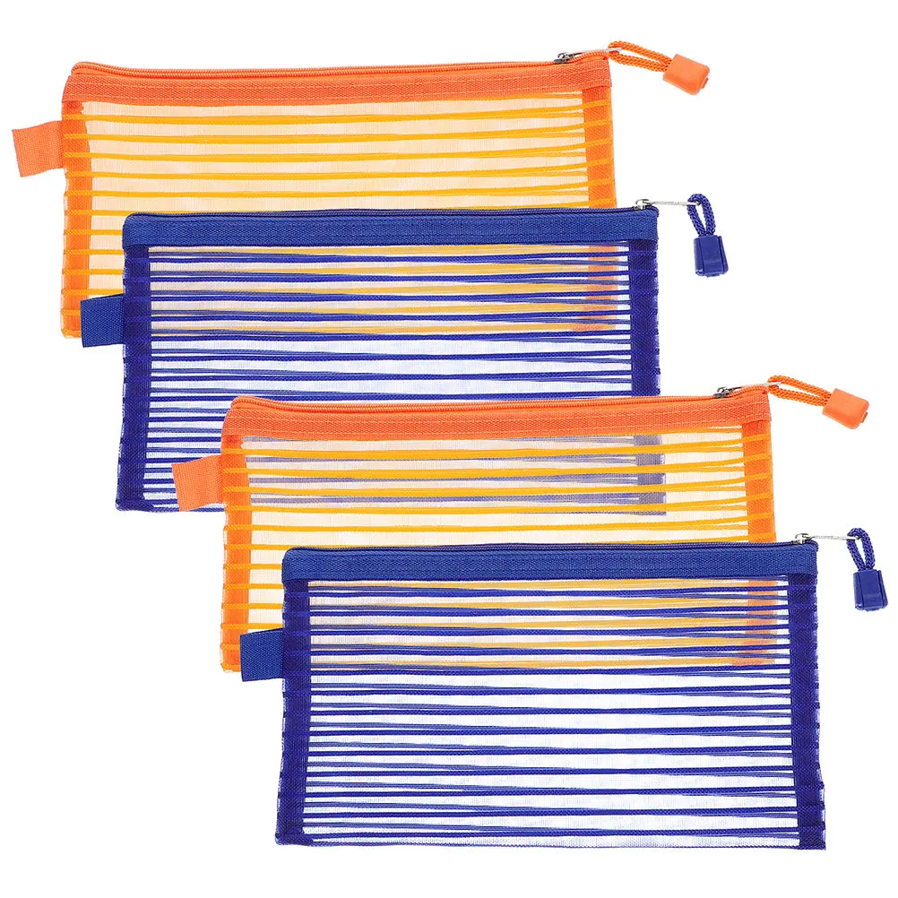 Набор из 4 водонепроницаемых пеналов-органайзеров из алюминиевого сплава на молнии для школы, офиса и путешествий, прозрачные, многоразовые
Набор из 4 водонепроницаемых пеналов-органайзеров из алюминиевого сплава на молнии для школы, офиса и путешествий, прозрачные, многоразовые