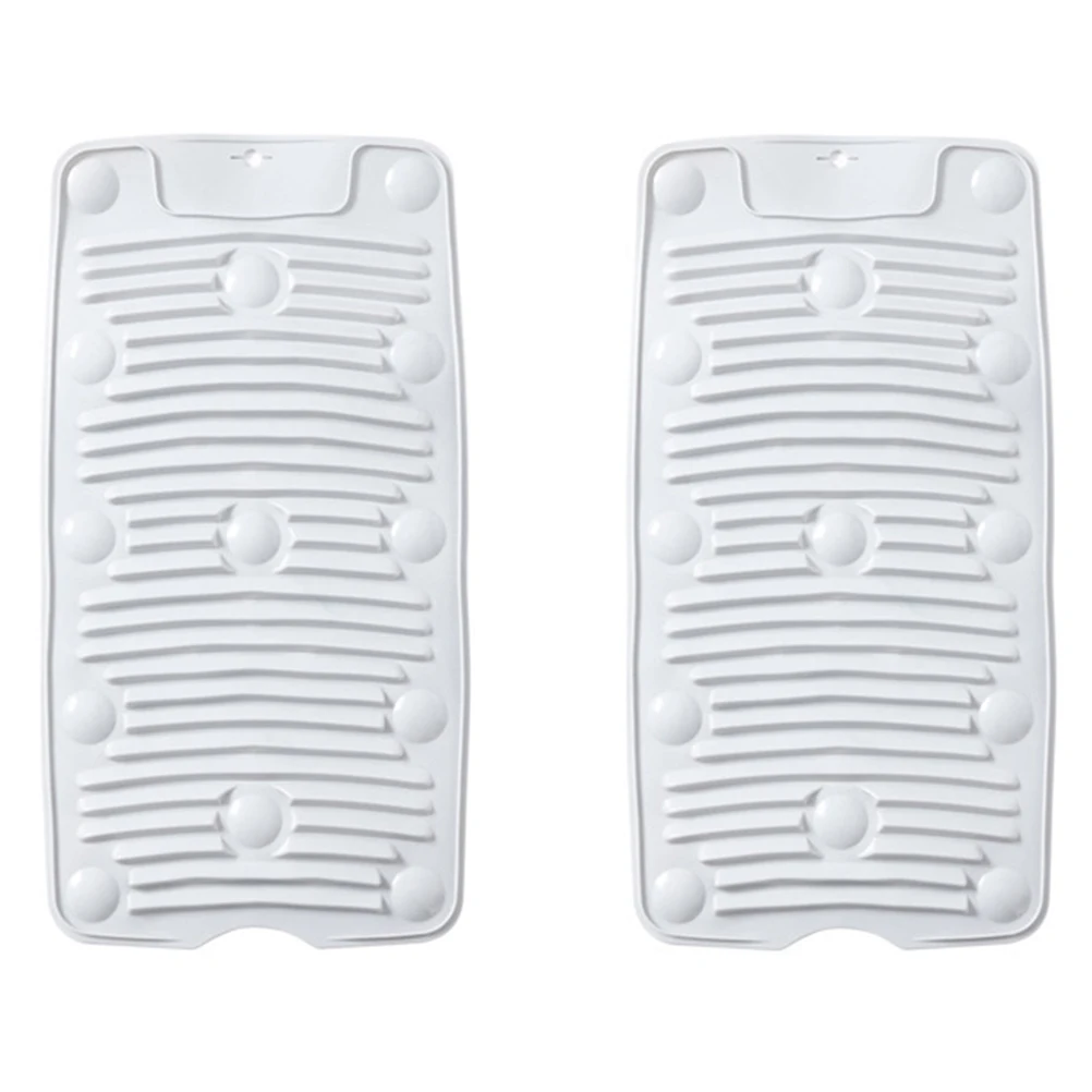 2 Pcs PVC Washboard Small Laundry Folder Portable Gentle Non Slip Suction Cup Clothes Underwear Storage Travel Household Use
2 Pcs PVC Washboard Small Laundry Folder Portable Gentle Non Slip Suction Cup Clothes Underwear Storage Travel Household Use