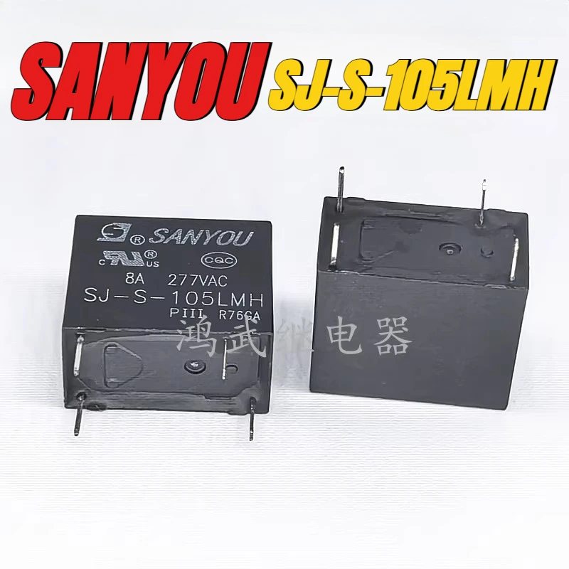(Brand New Original)1pcs/lot 100% original genuine relay:SJ-S-105LMH 5V 8A 4pins
(Brand New Original)1pcs/lot 100% original genuine relay:SJ-S-105LMH 5V 8A 4pins