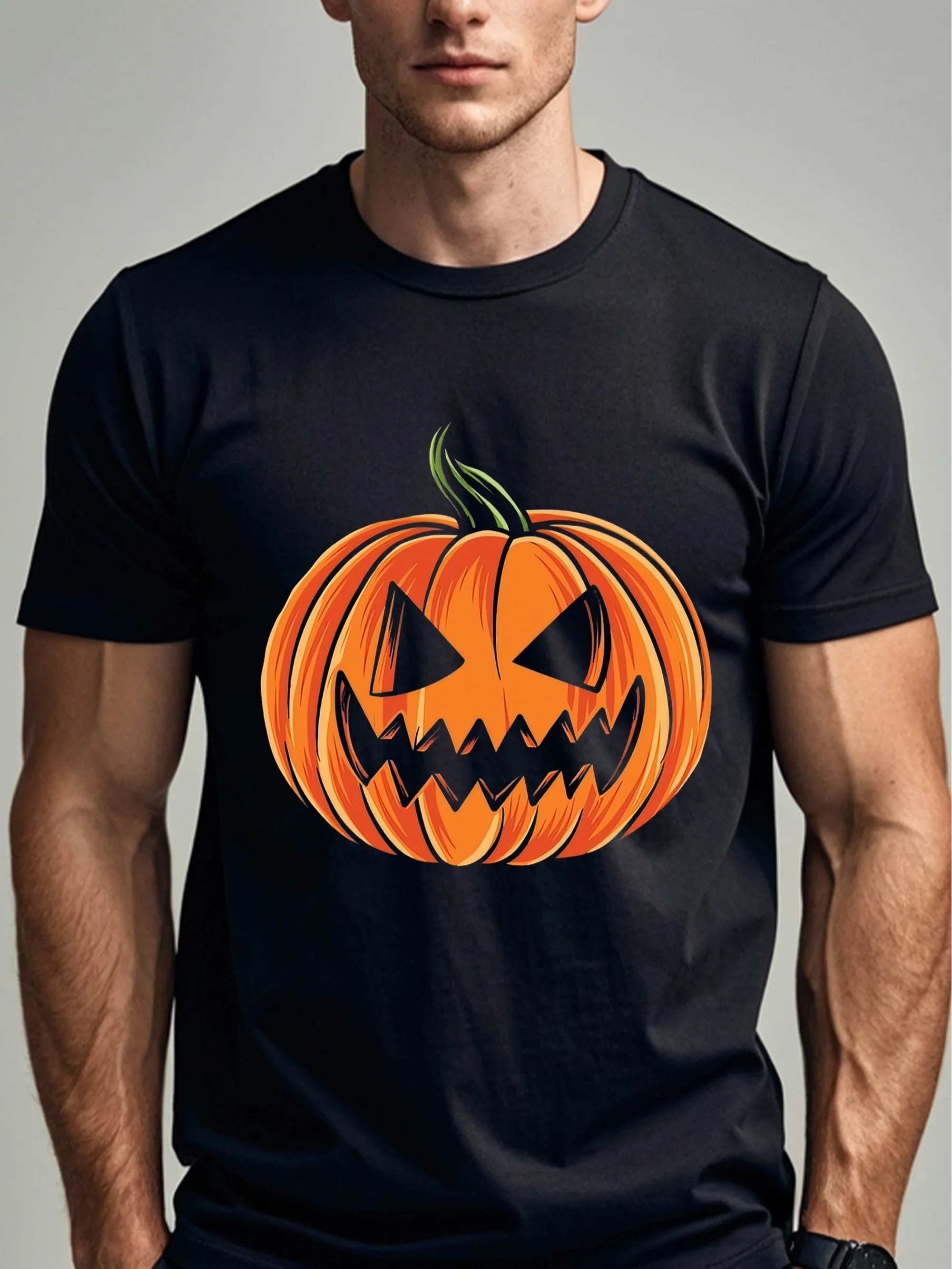 Мужские футболки High Street, повседневная летняя футболка из 100% хлопка с оранжевым дизайном тыквы и принтом, удобная футболка с короткими рукавами High Street
Мужские футболки High Street, повседневная летняя футболка из 100% хлопка с оранжевым дизайном тыквы и принтом, удобная футболка с короткими рукавами High Street