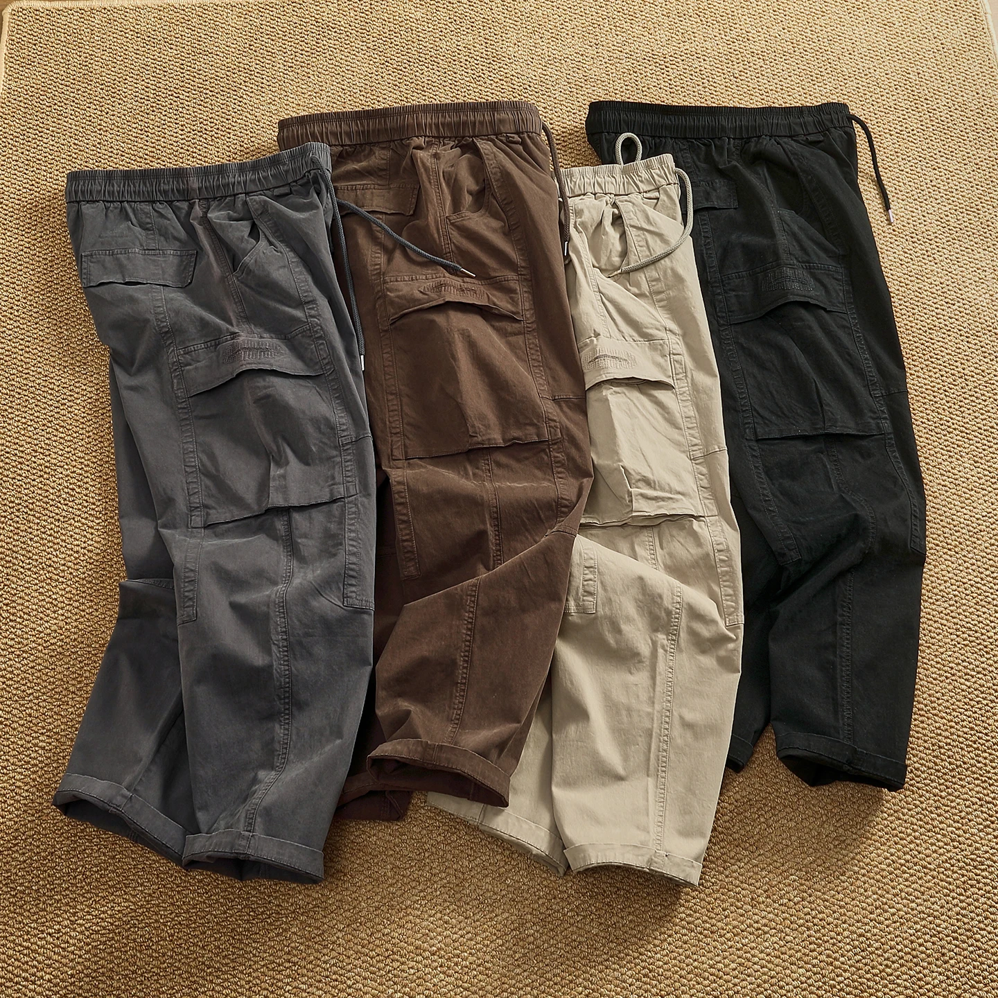 Мужские рабочие брюки Heavyweight Waed Elastic: свободные, универсальные, модные, с нашивками, прямого кроя, повседневные, длинные
Мужские рабочие брюки Heavyweight Waed Elastic: свободные, универсальные, модные, с нашивками, прямого кроя, повседневные, длинные