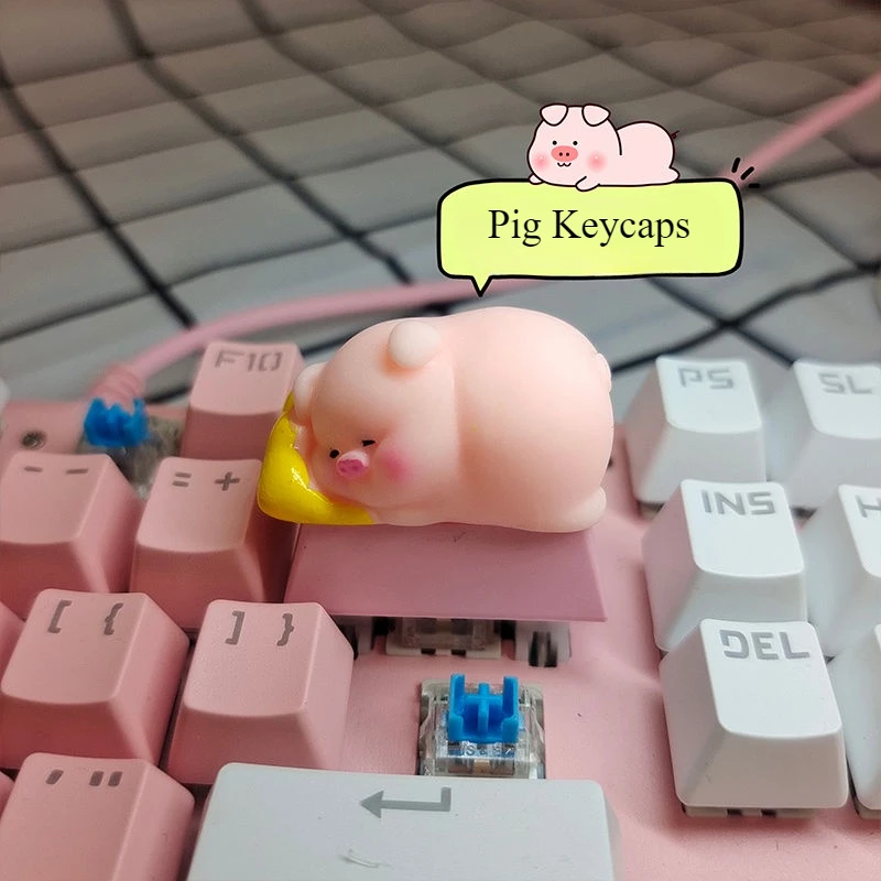 Cute Cartoon Sleeping Pigs Key Caps OEM Height Backspace Supplementary Key Personalized Handmade Keycaps
Cute Cartoon Sleeping Pigs Key Caps OEM Height Backspace Supplementary Key Personalized Handmade Keycaps