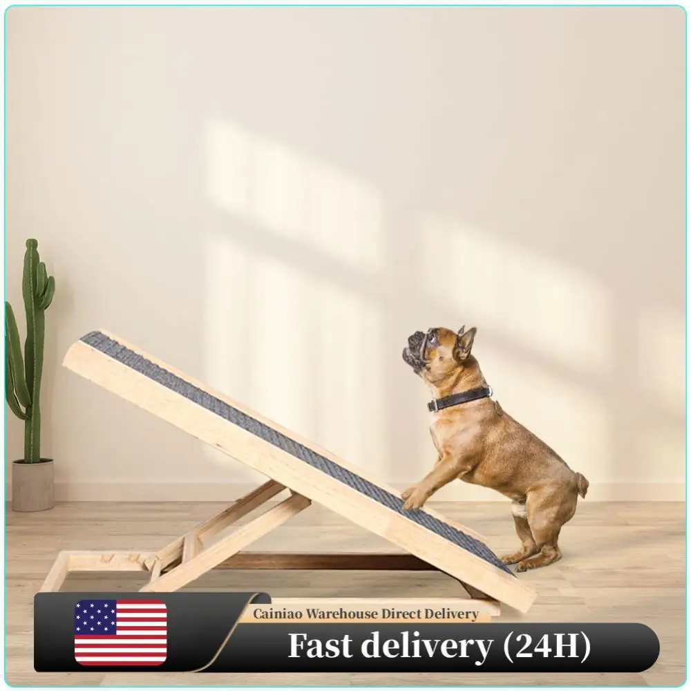 Деревянная портативная складная лестница для животных с 3/4 уровнями, регулируемая по высоте, нескользящая, универсальная, для использования внутри помещений, для высоких кроватей и диванов
Деревянная портативная складная лестница для животных с 3/4 уровнями, регулируемая по высоте, нескользящая, универсальная, для использования внутри помещений, для высоких кроватей и диванов