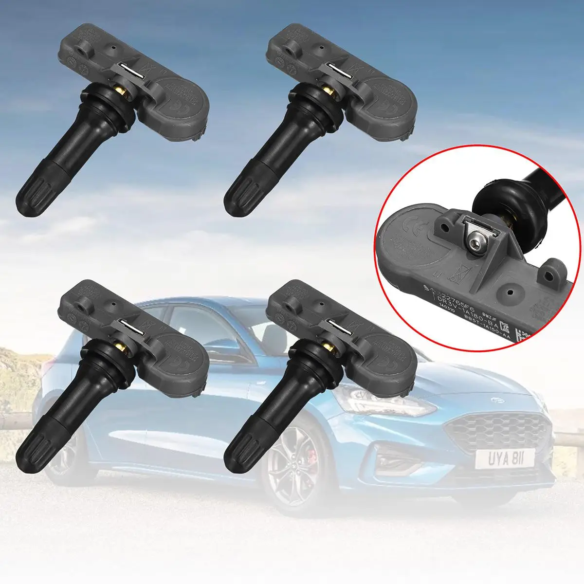 Tire Pressure Monitor Sensor Systems for Ford Edge Explorer Escape Lincoln Navigator BB5T-1A180-BA/DV6T-1A180-AA/BB5T-1A180-AA
Tire Pressure Monitor Sensor Systems for Ford Edge Explorer Escape Lincoln Navigator BB5T-1A180-BA/DV6T-1A180-AA/BB5T-1A180-AA