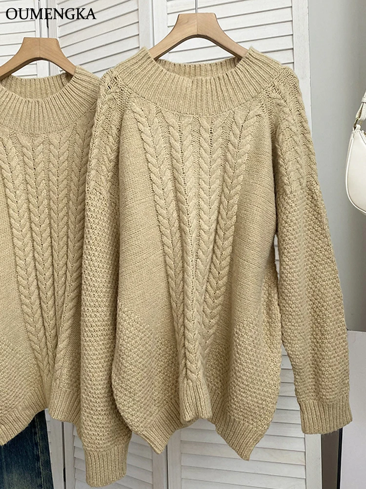 Casual Loose Sweater Pullover Women O Neck Long Sleeve Autumn Fashion Elegant Ladies Solid Winter Knit Warm Tops
Casual Loose Sweater Pullover Women O Neck Long Sleeve Autumn Fashion Elegant Ladies Solid Winter Knit Warm Tops