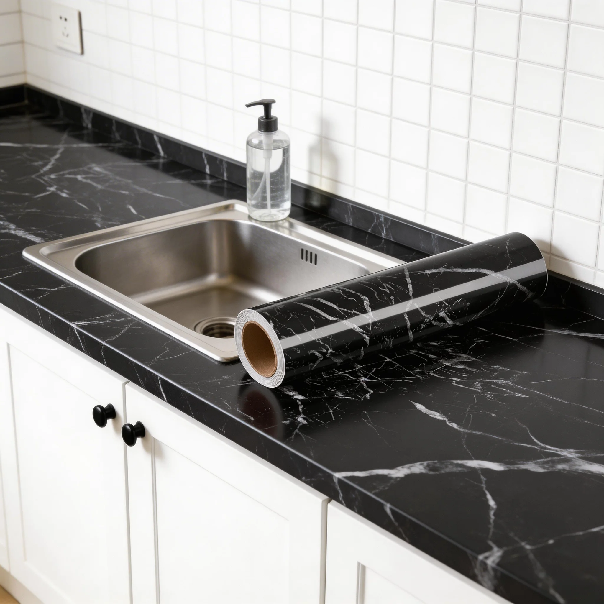 Marble Vinyl Film DIY Self Adhesive Wallpaper Bathroom Kitchen Cupboard Countertops Contact Paper PVC Waterproof Wall Stickers
Marble Vinyl Film DIY Self Adhesive Wallpaper Bathroom Kitchen Cupboard Countertops Contact Paper PVC Waterproof Wall Stickers