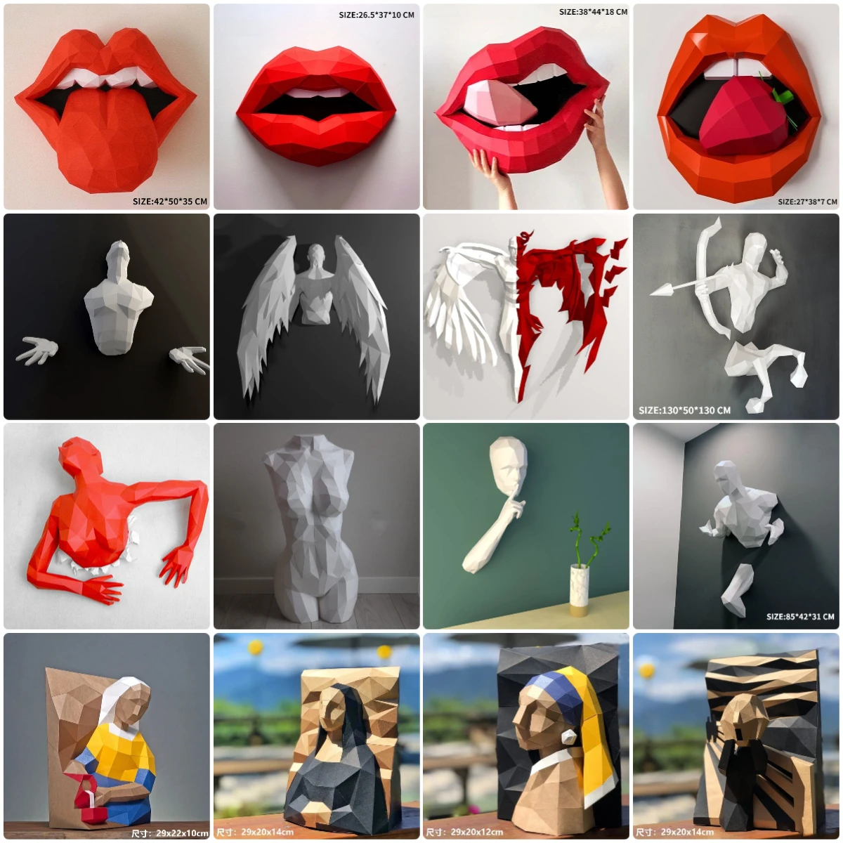 Бумажная модель Венеры Сердце Губы Знаменитые картины Papercraft 3D DIY Оригами Ручная работа Искусство Креативные игрушки Скульптура Библиотека Декор кафе
Бумажная модель Венеры Сердце Губы Знаменитые картины Papercraft 3D DIY Оригами Ручная работа Искусство Креативные игрушки Скульптура Библиотека Декор кафе