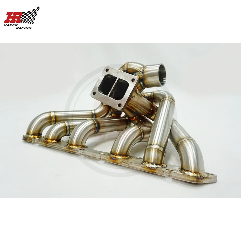 HAPER RACING SS304 Brushed T4 Twin equal length Turbo Manifold For To Yota Supra Mk4 Le*us GS300 2JZ-GE Turbo Manifold
HAPER RACING SS304 Brushed T4 Twin equal length Turbo Manifold For To Yota Supra Mk4 Le*us GS300 2JZ-GE Turbo Manifold