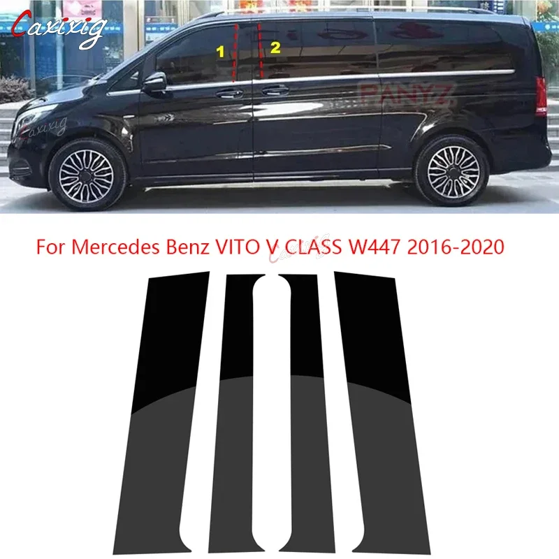 4 шт. глянцевые черные автомобильные стойки, накладка на дверное окно, накладка для Mercedes Benz VITO V CLASS W447 2016-2020 BC, наклейка на колонку
4 шт. глянцевые черные автомобильные стойки, накладка на дверное окно, накладка для Mercedes Benz VITO V CLASS W447 2016-2020 BC, наклейка на колонку