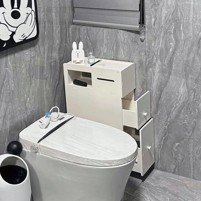 Space-Saving Bathroom Cabinet, Narrow Floor Storage with Drawers and 50kg Capacity, Organized Bathroom Storage Solution
Space-Saving Bathroom Cabinet, Narrow Floor Storage with Drawers and 50kg Capacity, Organized Bathroom Storage Solution