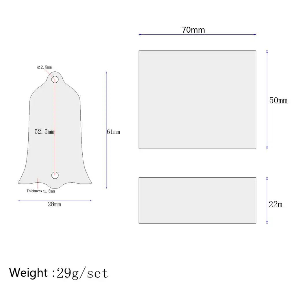 Guitar Rod Cover Shell Board Upgrade Electric Guitar Parts Replacement Piece for Guitar Repair Tool Kit
Guitar Rod Cover Shell Board Upgrade Electric Guitar Parts Replacement Piece for Guitar Repair Tool Kit