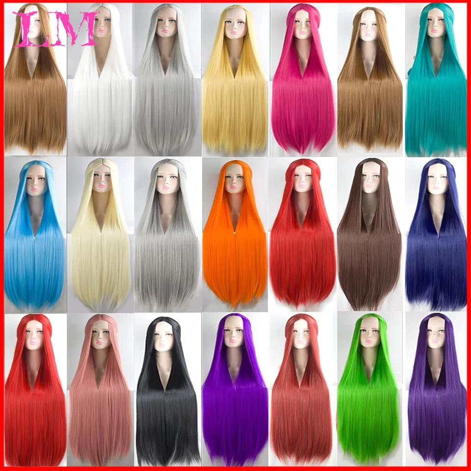 LM Synthetic 100CM Cosplay Wig Blonde Blue Red Pink Grey Purple Hair Long Straight Synthetic Cosplay Wigs for Women Hair Wigs
LM Synthetic 100CM Cosplay Wig Blonde Blue Red Pink Grey Purple Hair Long Straight Synthetic Cosplay Wigs for Women Hair Wigs