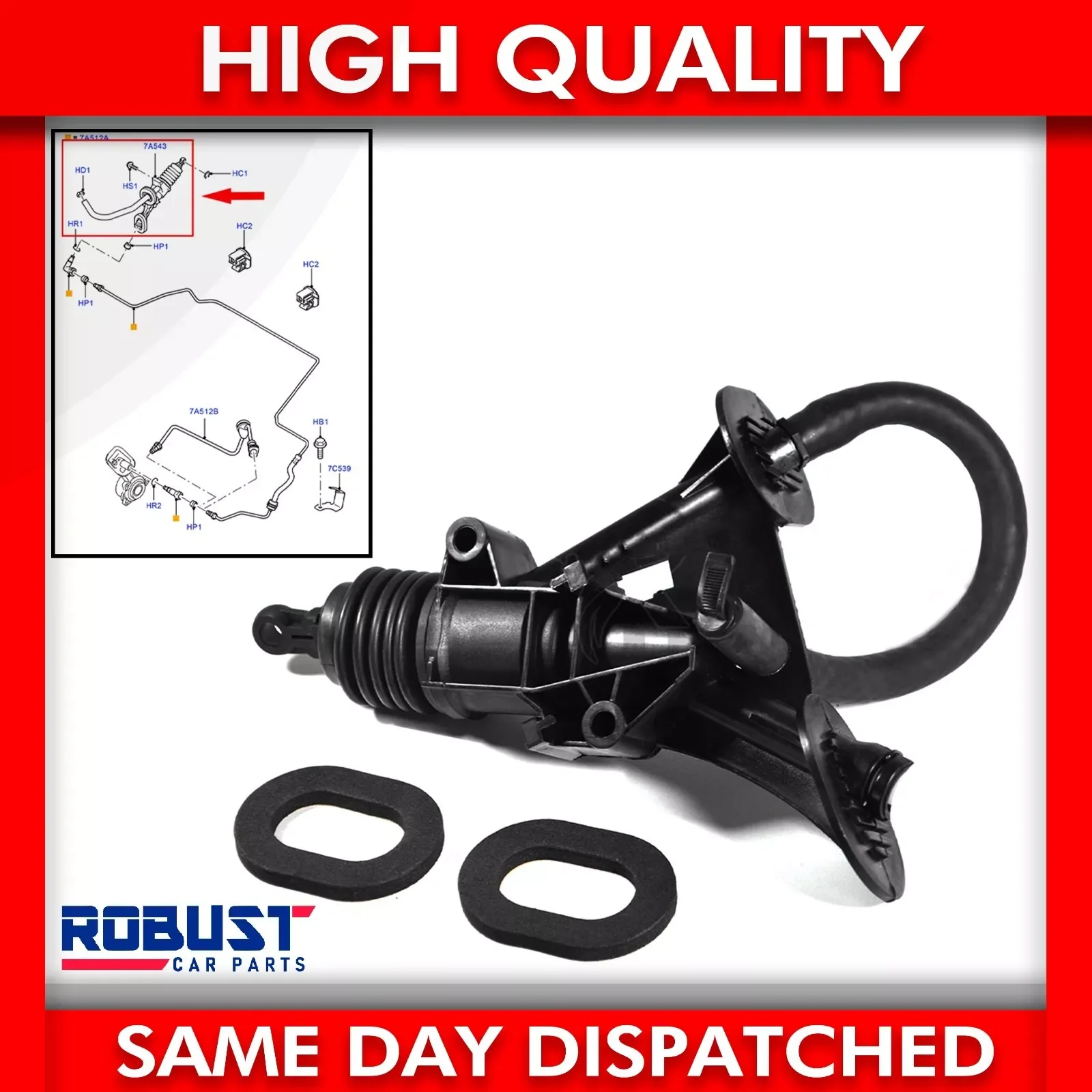 FOR FORD TRANSIT MK7 2.2 2.4 FWD RWD CLUTCH MASTER CYLINDER 1528691 (2006-2014) Clutches Parts Car Accessories
FOR FORD TRANSIT MK7 2.2 2.4 FWD RWD CLUTCH MASTER CYLINDER 1528691 (2006-2014) Clutches Parts Car Accessories