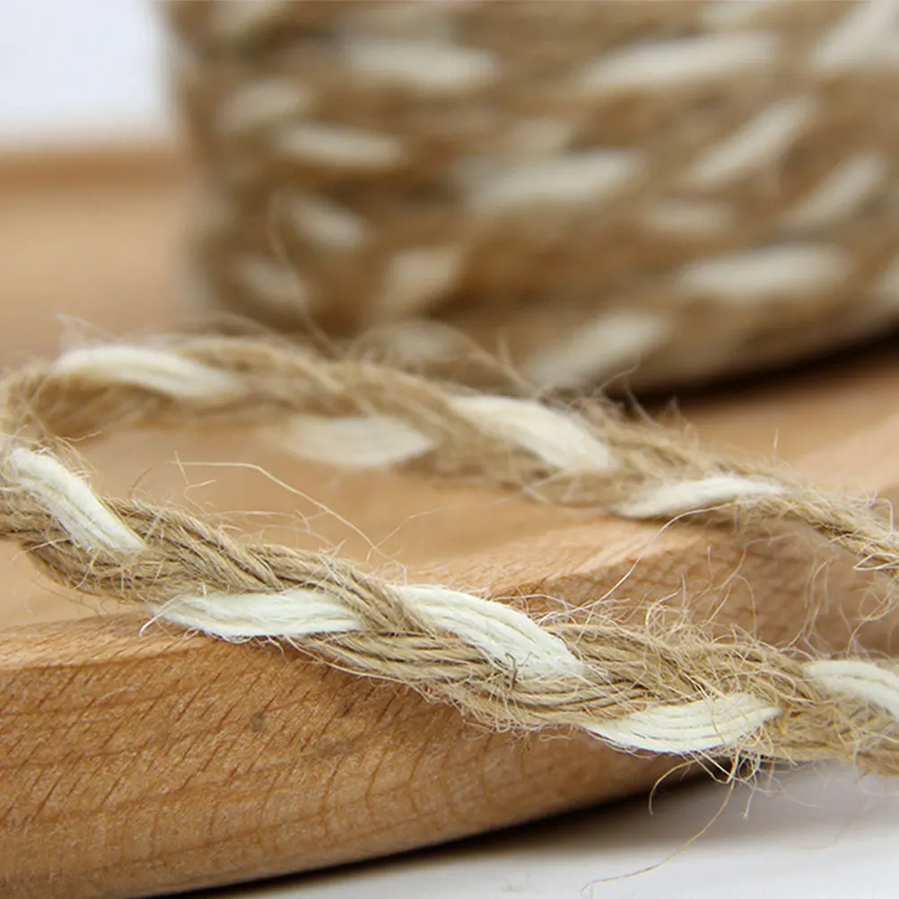 Strong Double-Color Hemp Ropes Gift Wrapping Twines Box Packaging Strings for Women Girls DIY Crafting and Gifts
Strong Double-Color Hemp Ropes Gift Wrapping Twines Box Packaging Strings for Women Girls DIY Crafting and Gifts