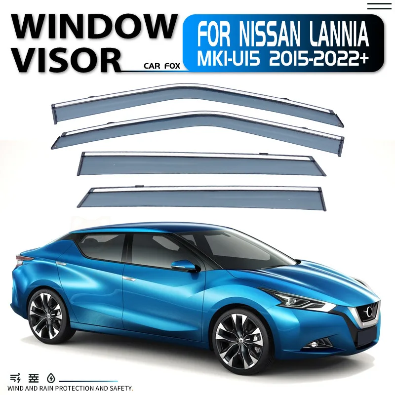For LANNIA U15 2015-2022+ Car Window Visor Awning Shelters Windshield Side Window Rain Sun Shade Auto Accessories Car Styling
For LANNIA U15 2015-2022+ Car Window Visor Awning Shelters Windshield Side Window Rain Sun Shade Auto Accessories Car Styling