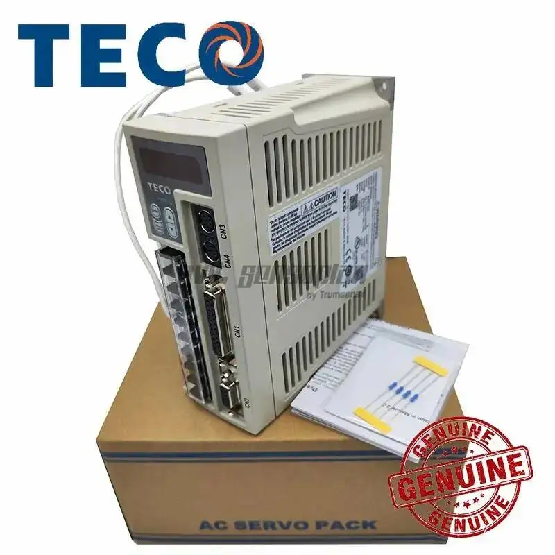 Genuine TECO 1 KW 220V Servo Motor Drive JSDEP-30A or 30A-BD Work With Motor JSMA-PSC08AB JSMA-PSC08AH JSMA-PMA10AB JSMA-PMA10AH
Genuine TECO 1 KW 220V Servo Motor Drive JSDEP-30A or 30A-BD Work With Motor JSMA-PSC08AB JSMA-PSC08AH JSMA-PMA10AB JSMA-PMA10AH