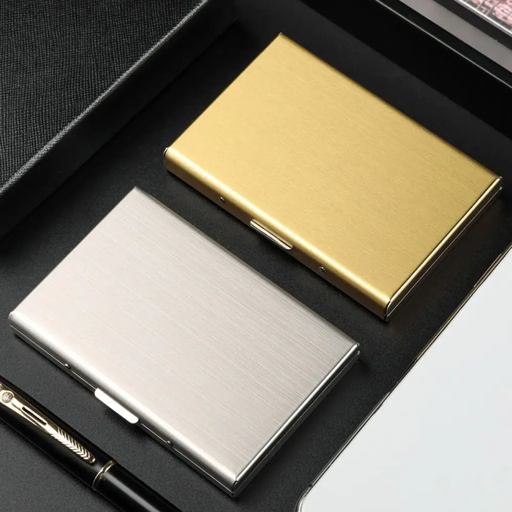 10 Card Slots Business Card Holder Multi-card Bit Stainless Steel Card Antimagnetic Case Card Bag ID Document RFID Card Holder
10 Card Slots Business Card Holder Multi-card Bit Stainless Steel Card Antimagnetic Case Card Bag ID Document RFID Card Holder