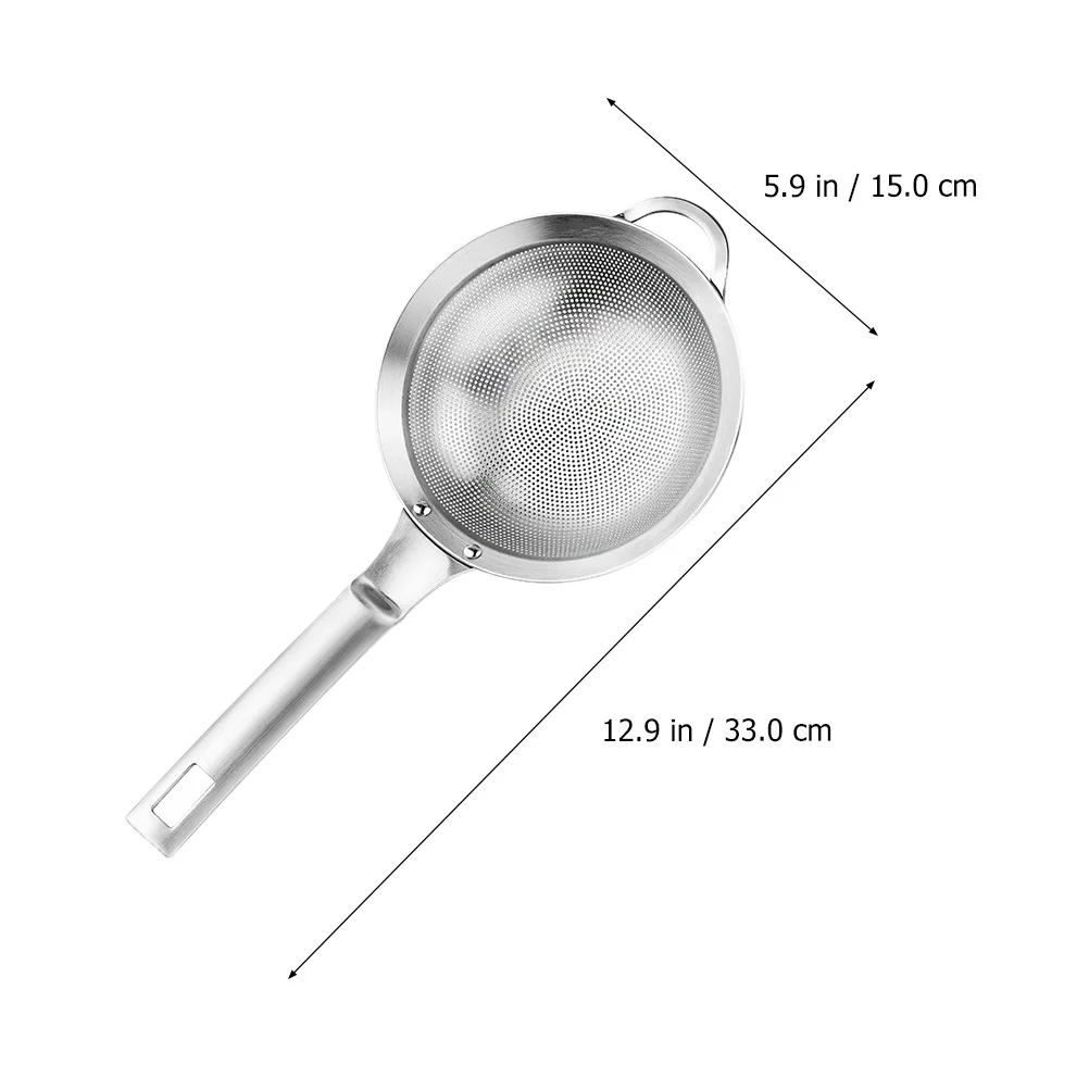 1Pc High Quality Stainless Steel Strainer Durable Filter Spoon Long Handle Heat Resistant Kitchen Supplies Baking Tool 
1Pc High Quality Stainless Steel Strainer Durable Filter Spoon Long Handle Heat Resistant Kitchen Supplies Baking Tool