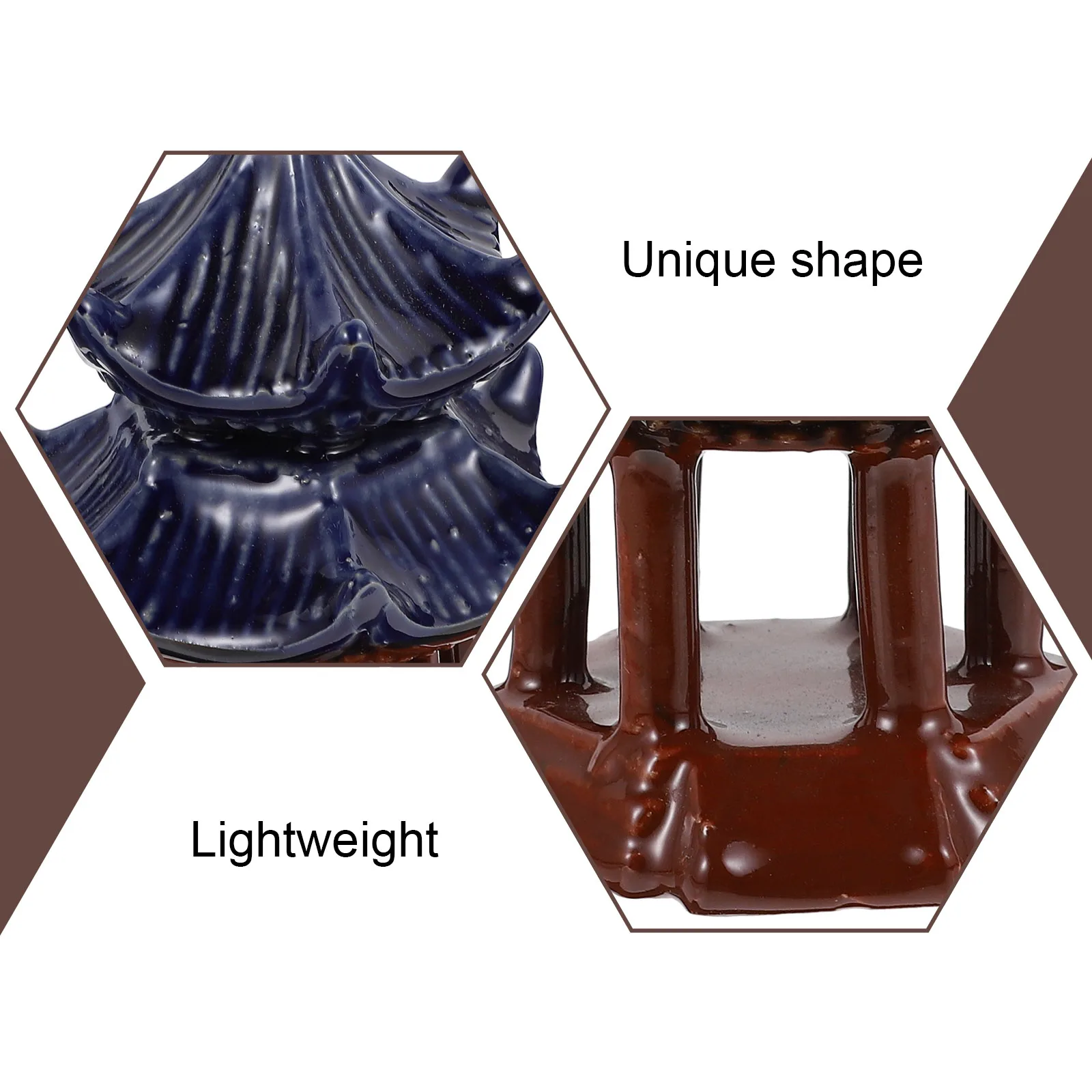 1Pcs Pavilion Shaped Ceramic Ornamental Decoration Durable Fish Tank Landscape Aquarium Ornament Vivid Style Ceramic Pavilion
1Pcs Pavilion Shaped Ceramic Ornamental Decoration Durable Fish Tank Landscape Aquarium Ornament Vivid Style Ceramic Pavilion