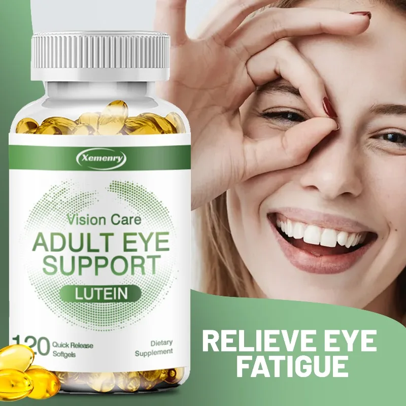 Lutein Capsules - with Zeaxanthin - for Aging Oxidative Relieving Eye Fatigue and Dryness Vision Care Support
Lutein Capsules - with Zeaxanthin - for Aging Oxidative Relieving Eye Fatigue and Dryness Vision Care Support