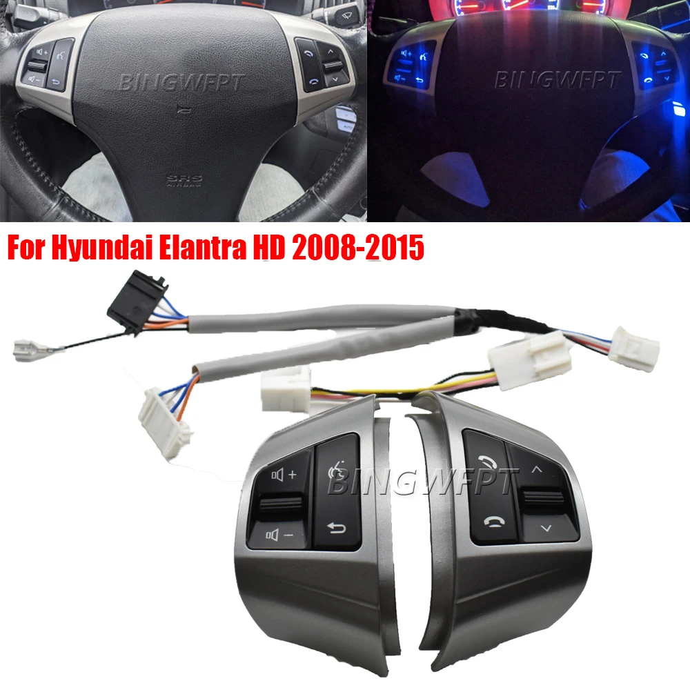 96700-2H500 Multifunction Steering Wheel Buttons For Hyundai Elantra HD 2008-2012 Bluetooth Audio Volume Music Control Switch
96700-2H500 Multifunction Steering Wheel Buttons For Hyundai Elantra HD 2008-2012 Bluetooth Audio Volume Music Control Switch