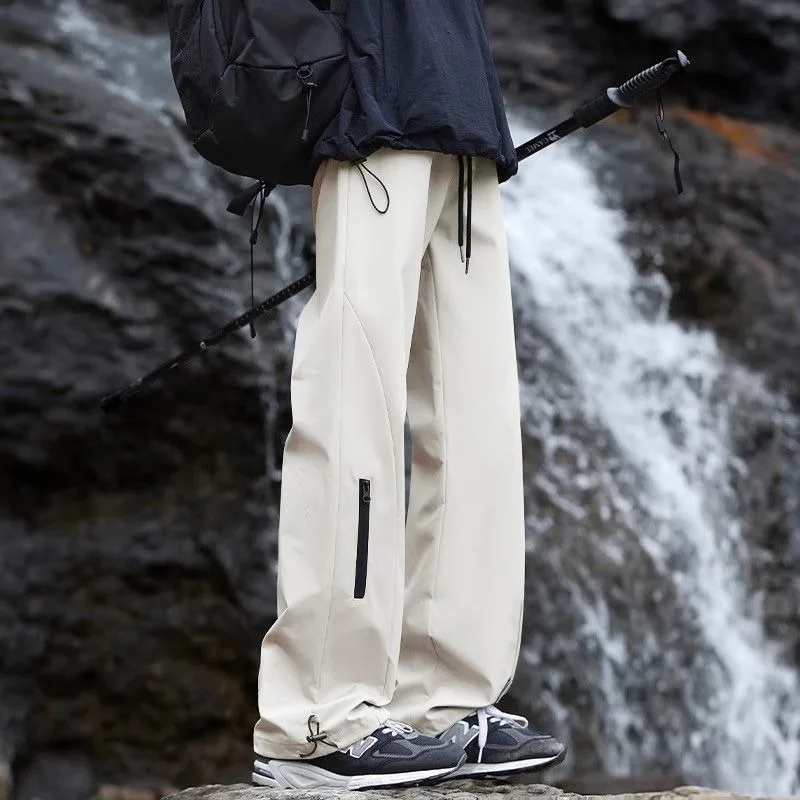 Men's Waterproof Fleece Lined Hiking Pants Zipper Pocket Loose Outdoor Trousers
Men's Waterproof Fleece Lined Hiking Pants Zipper Pocket Loose Outdoor Trousers