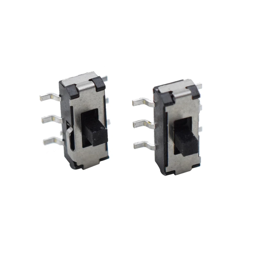 MST-22D18G2 Toggle switch six-pin double-row vertical two-stop patch environmental friendly small sliding switch
MST-22D18G2 Toggle switch six-pin double-row vertical two-stop patch environmental friendly small sliding switch