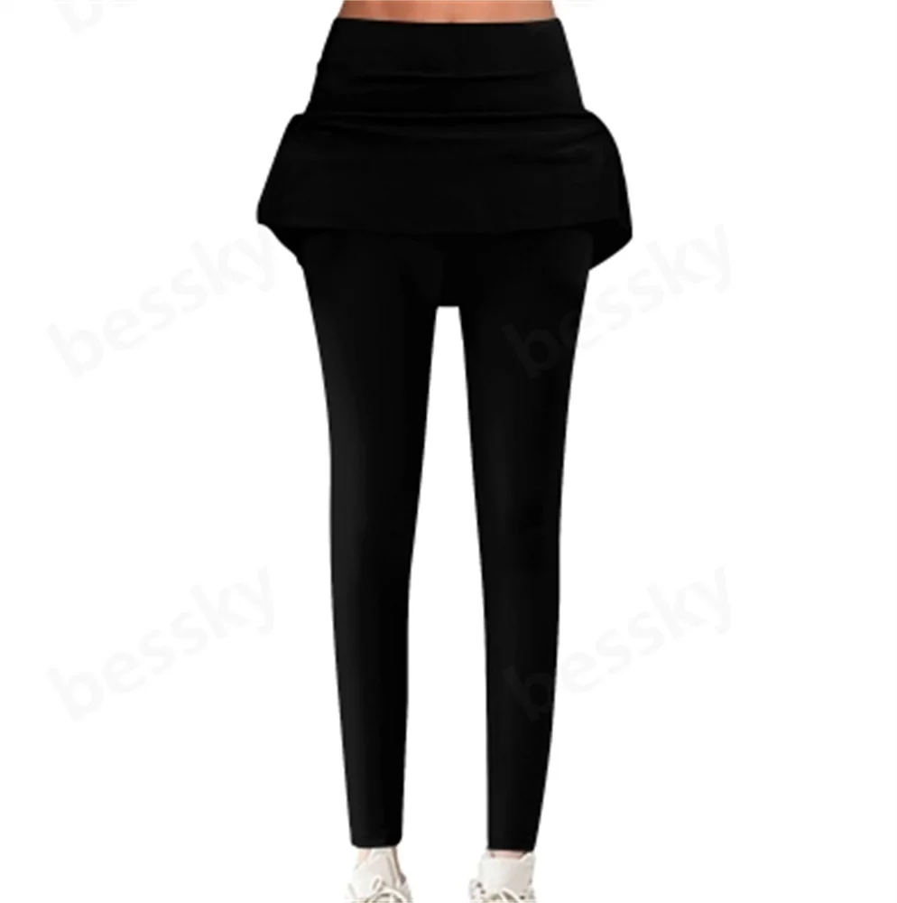 Women's High Waist A-Line Skirt Leggings Full-Length Yoga Pants Abdomen Support Comfortable Fit Exercise Trousers
Women's High Waist A-Line Skirt Leggings Full-Length Yoga Pants Abdomen Support Comfortable Fit Exercise Trousers