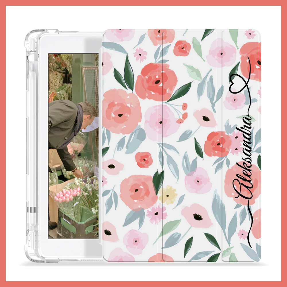 Custom Flower Case for Apple iPad Air 2 3 4 9.7 10.2 inch Mini 4 5 6 9th 8th 7th 6th Generation Smart Cover with Pencil Holder
Custom Flower Case for Apple iPad Air 2 3 4 9.7 10.2 inch Mini 4 5 6 9th 8th 7th 6th Generation Smart Cover with Pencil Holder