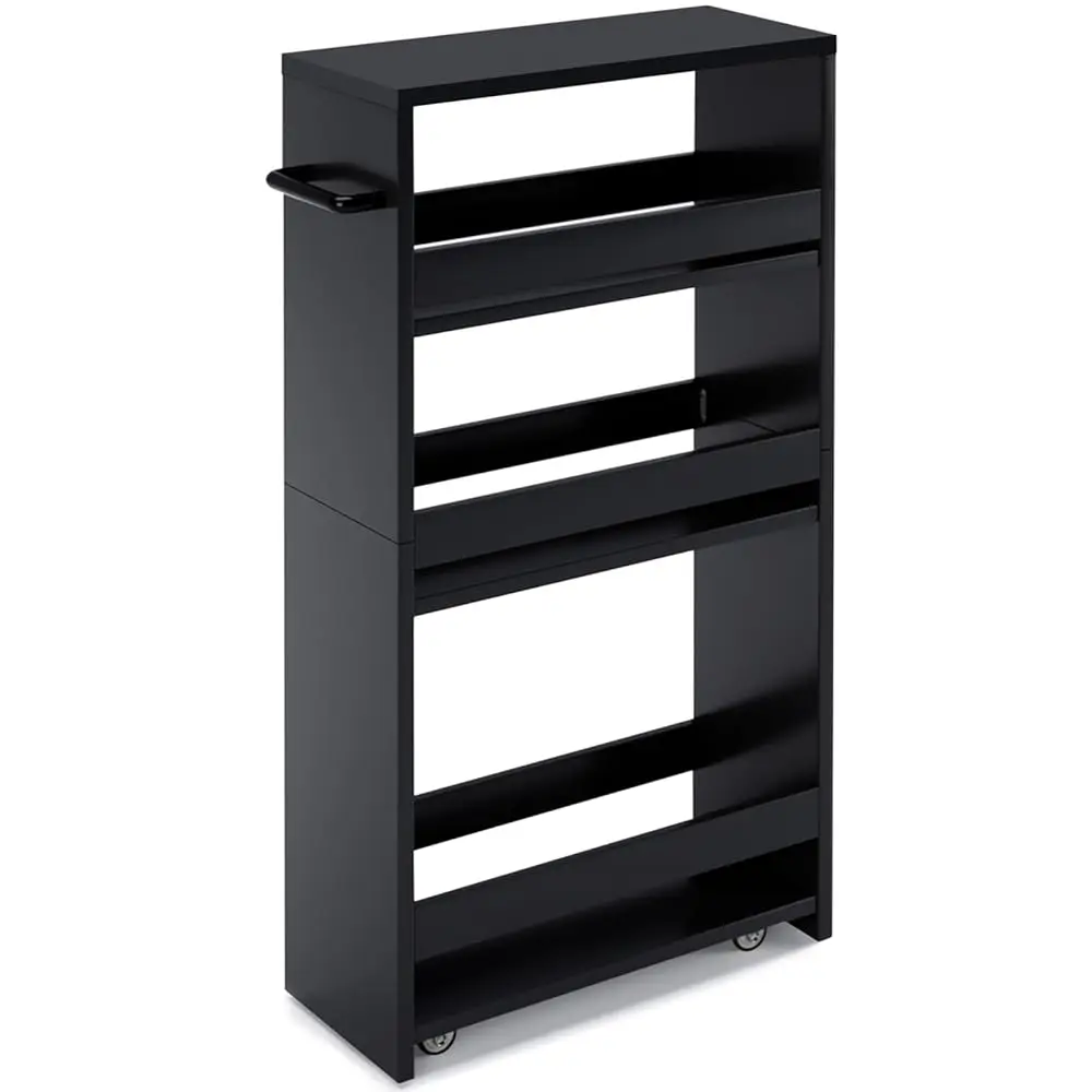 Slim Rolling Storage Cart 4-Tier Kitchen Cart With Wheels, Laundry Room Storage With Handle Slide Out Utility Cart Shelving
Slim Rolling Storage Cart 4-Tier Kitchen Cart With Wheels, Laundry Room Storage With Handle Slide Out Utility Cart Shelving