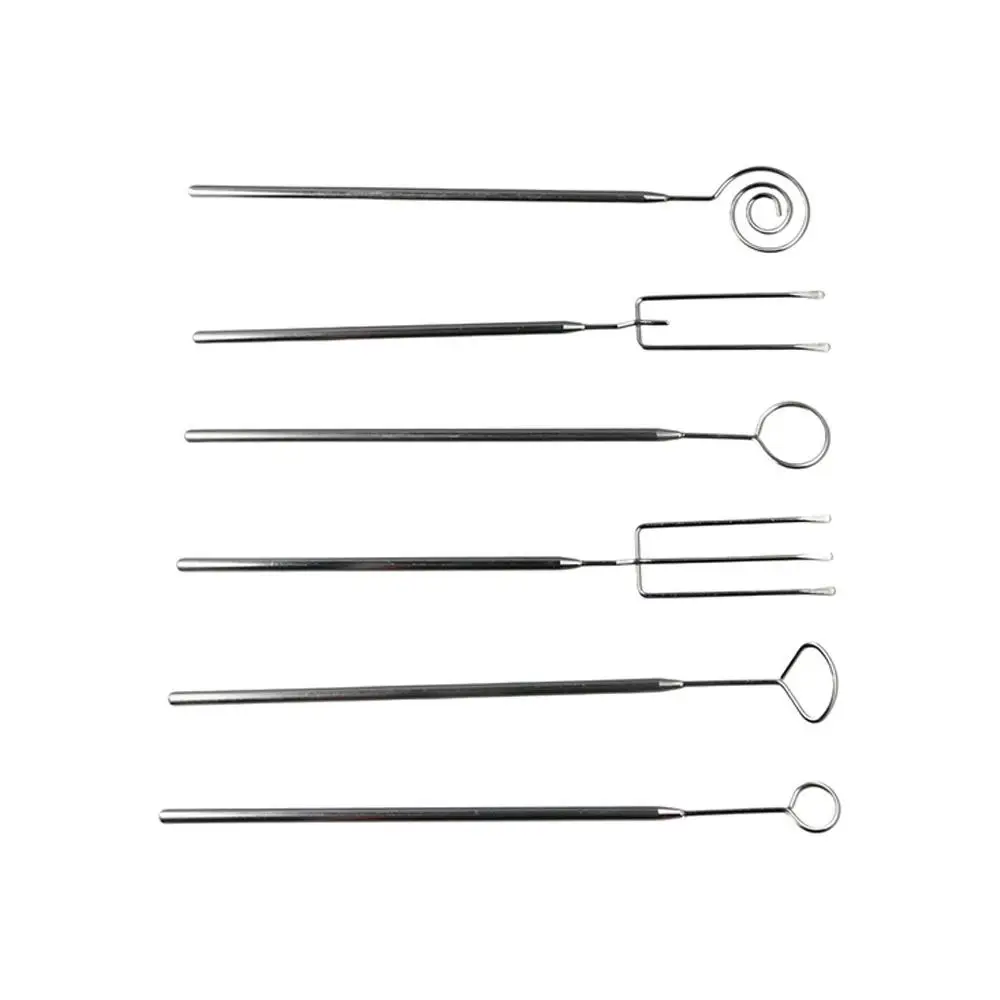 Stainless Steel Chocolate Dipping Fork Irregular Shaped Rustproof Cheese Fondue Fork Long Handle Silver Chocolate Dipping Tool
Stainless Steel Chocolate Dipping Fork Irregular Shaped Rustproof Cheese Fondue Fork Long Handle Silver Chocolate Dipping Tool