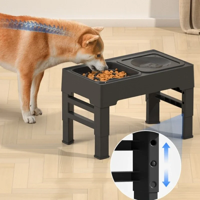 Elevated Dog Bowls 3 in 1 Pet Feeder Adjustable Raised Stand with Stainless Steel Food Water Bowls Slow-Eating Bowl for Dogs Cat
Elevated Dog Bowls 3 in 1 Pet Feeder Adjustable Raised Stand with Stainless Steel Food Water Bowls Slow-Eating Bowl for Dogs Cat