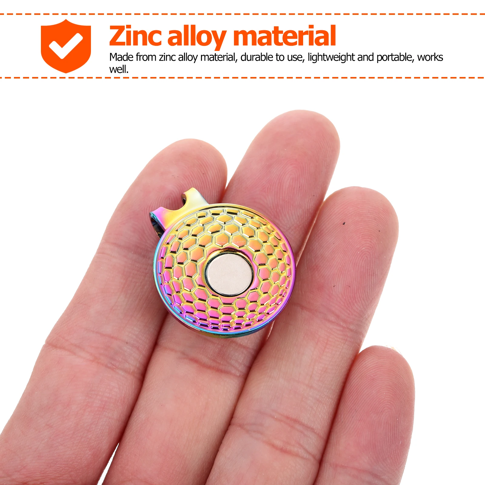3pcs Golf Ball Markers Anti-Rust Decorative Hat Clips Portable Lightweight Zinc Alloy Ball Marker Golf Accessories Hat Supply 
3pcs Golf Ball Markers Anti-Rust Decorative Hat Clips Portable Lightweight Zinc Alloy Ball Marker Golf Accessories Hat Supply