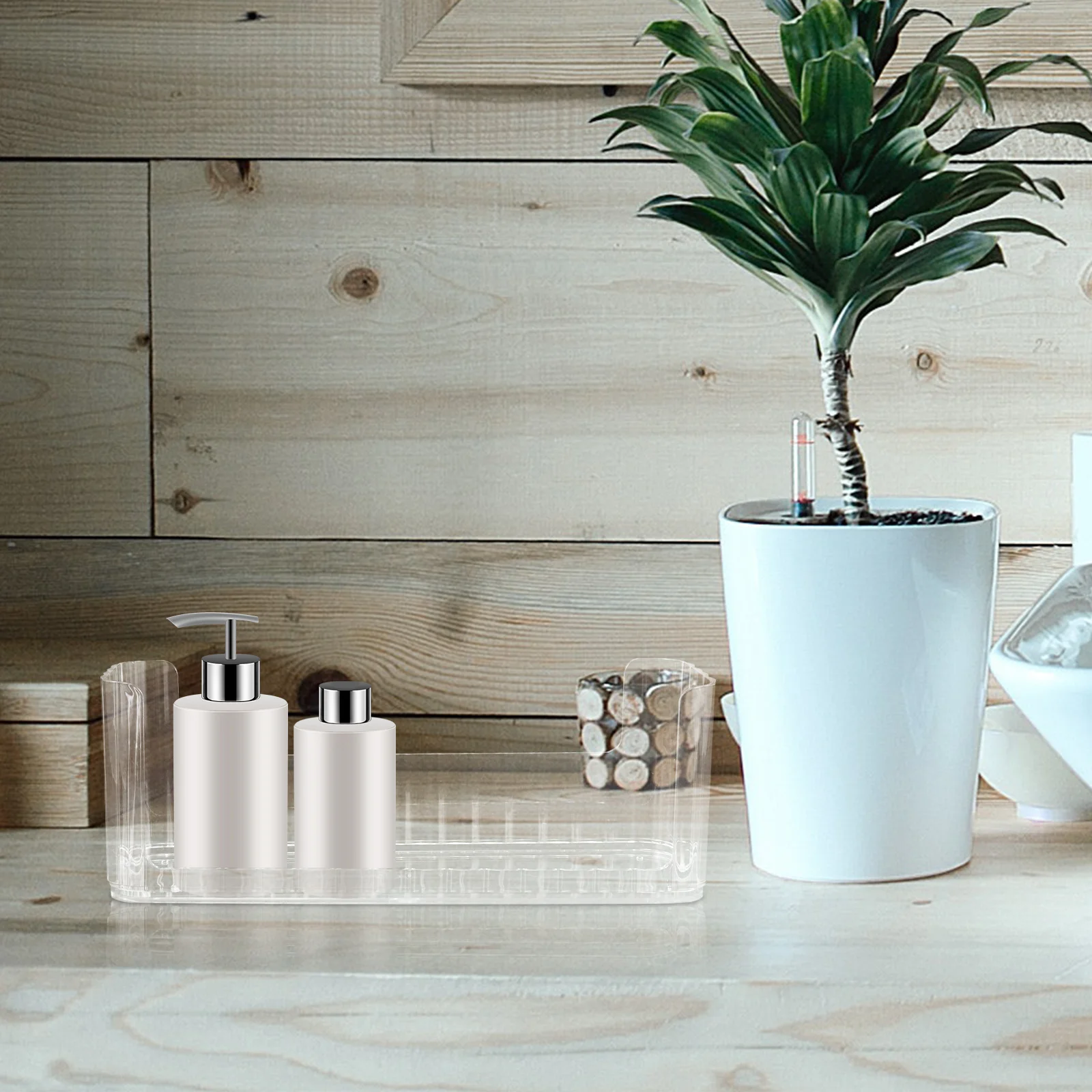 Makeup Organizer Tray Clear Plastic Vanity Storage for Bathroom Cabinet Door Small Shelves Basket Compartments Lipstick Facial
Makeup Organizer Tray Clear Plastic Vanity Storage for Bathroom Cabinet Door Small Shelves Basket Compartments Lipstick Facial