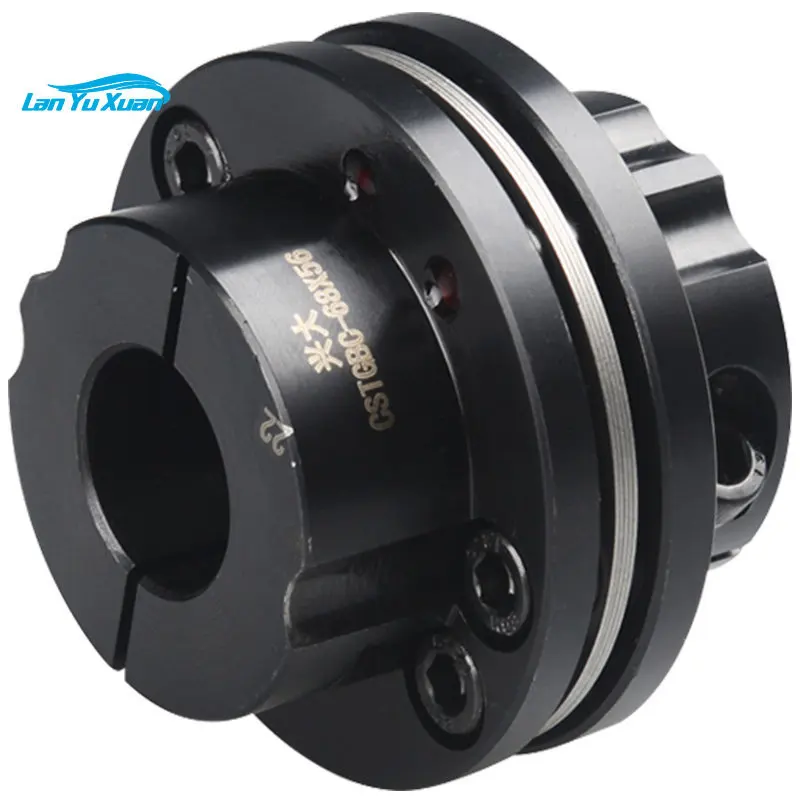 Xingda CSTBGC diaphragm coupling clamping type 45 steel 8-hole elastic flange for large torque motor.
Xingda CSTBGC diaphragm coupling clamping type 45 steel 8-hole elastic flange for large torque motor.