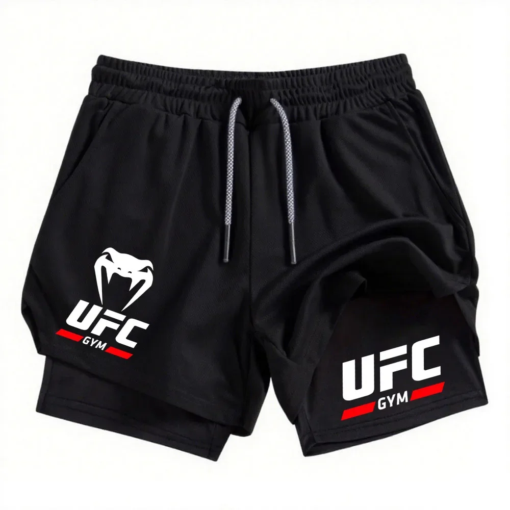 UFC Men's Compression Running Shorts 2-in-1 Sportswear Jogging Pants Double Bridge Low Gym Fitness Clothing
UFC Men's Compression Running Shorts 2-in-1 Sportswear Jogging Pants Double Bridge Low Gym Fitness Clothing