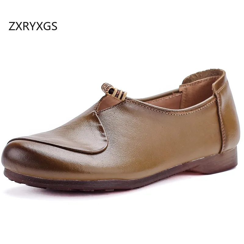 ZXRYXGS Promotion Soft Cowhide Elegant Soft Sole Comfort Flat Shoes 2026 New Spring Light Breathable Women's Flats Trendy Shoe
ZXRYXGS Promotion Soft Cowhide Elegant Soft Sole Comfort Flat Shoes 2026 New Spring Light Breathable Women's Flats Trendy Shoe
