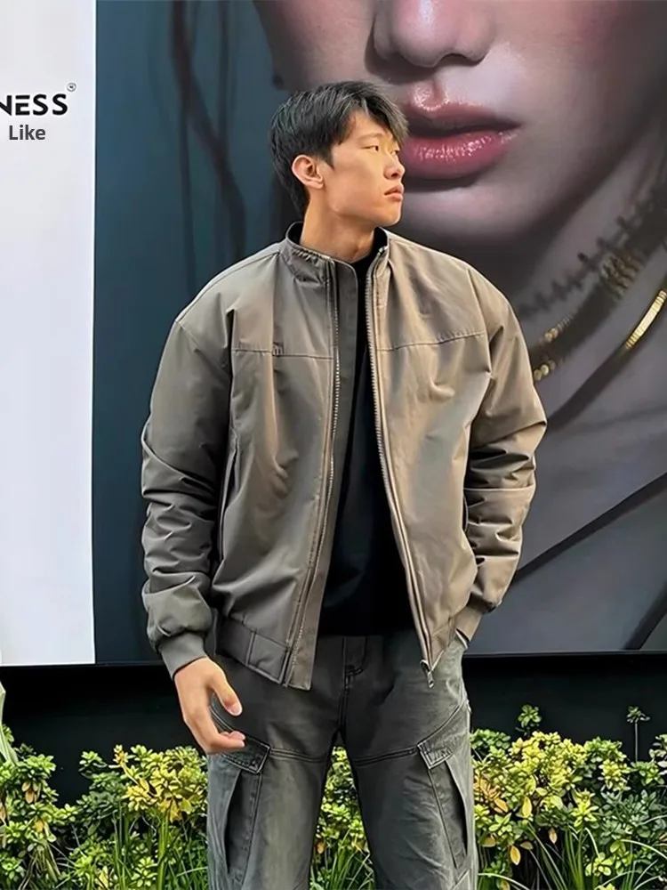 Wolf ey Tee-Proof Thiened Cotton Jaet Men's Winter Pilot Sle Baseball ort Coat Youth Casual Faion Waterproof
Wolf ey Tee-Proof Thiened Cotton Jaet Men's Winter Pilot Sle Baseball ort Coat Youth Casual Faion Waterproof