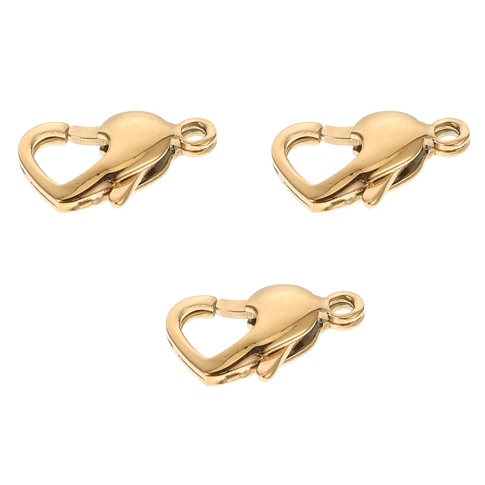 3 Pcs Dog Buckle Bracelet Connectors Golden Circle Clasp Jewelry Making DIY Necklace Findings Stainless Steel Craft Supplies
3 Pcs Dog Buckle Bracelet Connectors Golden Circle Clasp Jewelry Making DIY Necklace Findings Stainless Steel Craft Supplies