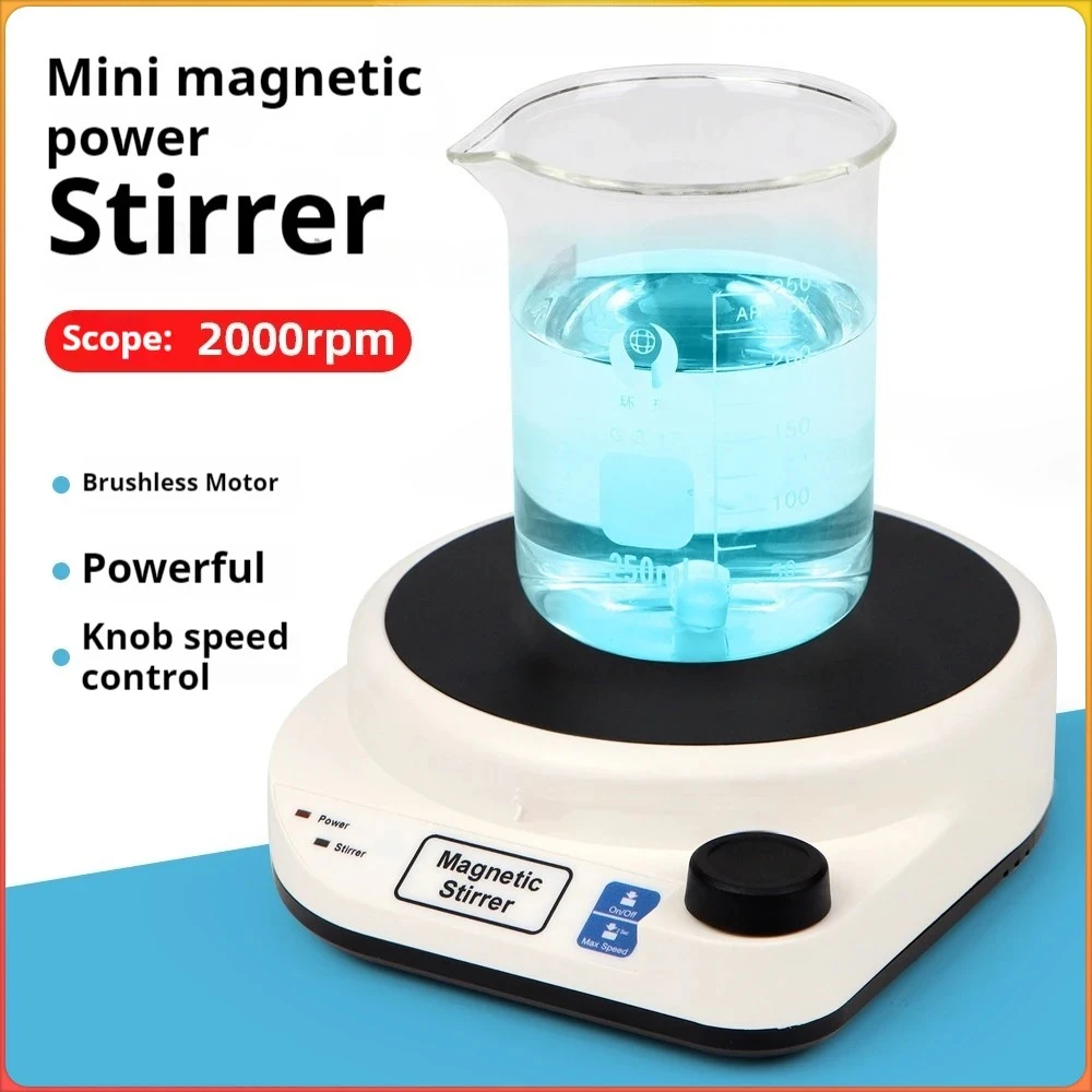 New Mini Magnetic Stirrer 2000rpm Knob Speed Control Stir Mixer Brushless Motor 3L 5L Portable Mixing Machine for Laboratory
New Mini Magnetic Stirrer 2000rpm Knob Speed Control Stir Mixer Brushless Motor 3L 5L Portable Mixing Machine for Laboratory