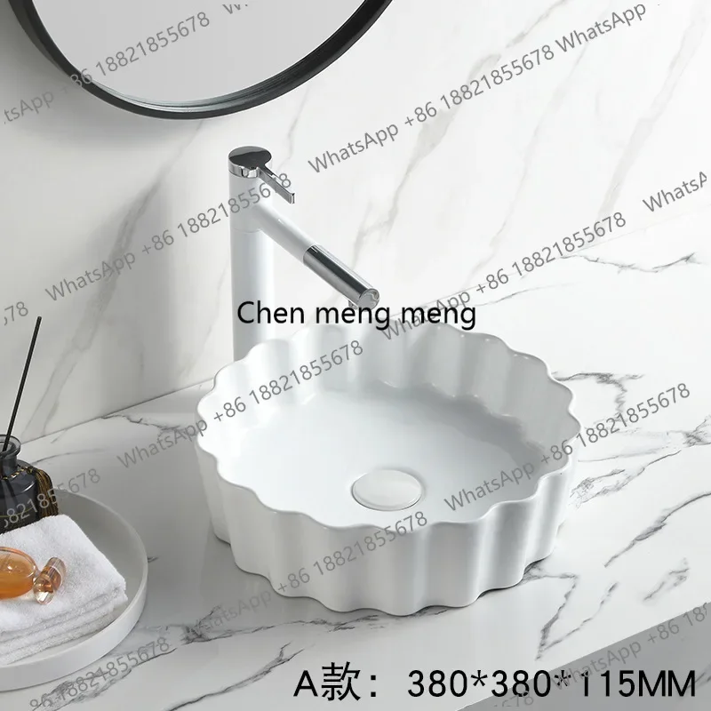 Скидка с смесителем, столешница, умывальник в форме раковины, керамический умывальник, балкон, простой креативный художественный умывальник для ванной комнаты, ванная комната Sin
Скидка с смесителем, столешница, умывальник в форме раковины, керамический умывальник, балкон, простой креативный художественный умывальник для ванной комнаты, ванная комната Sin