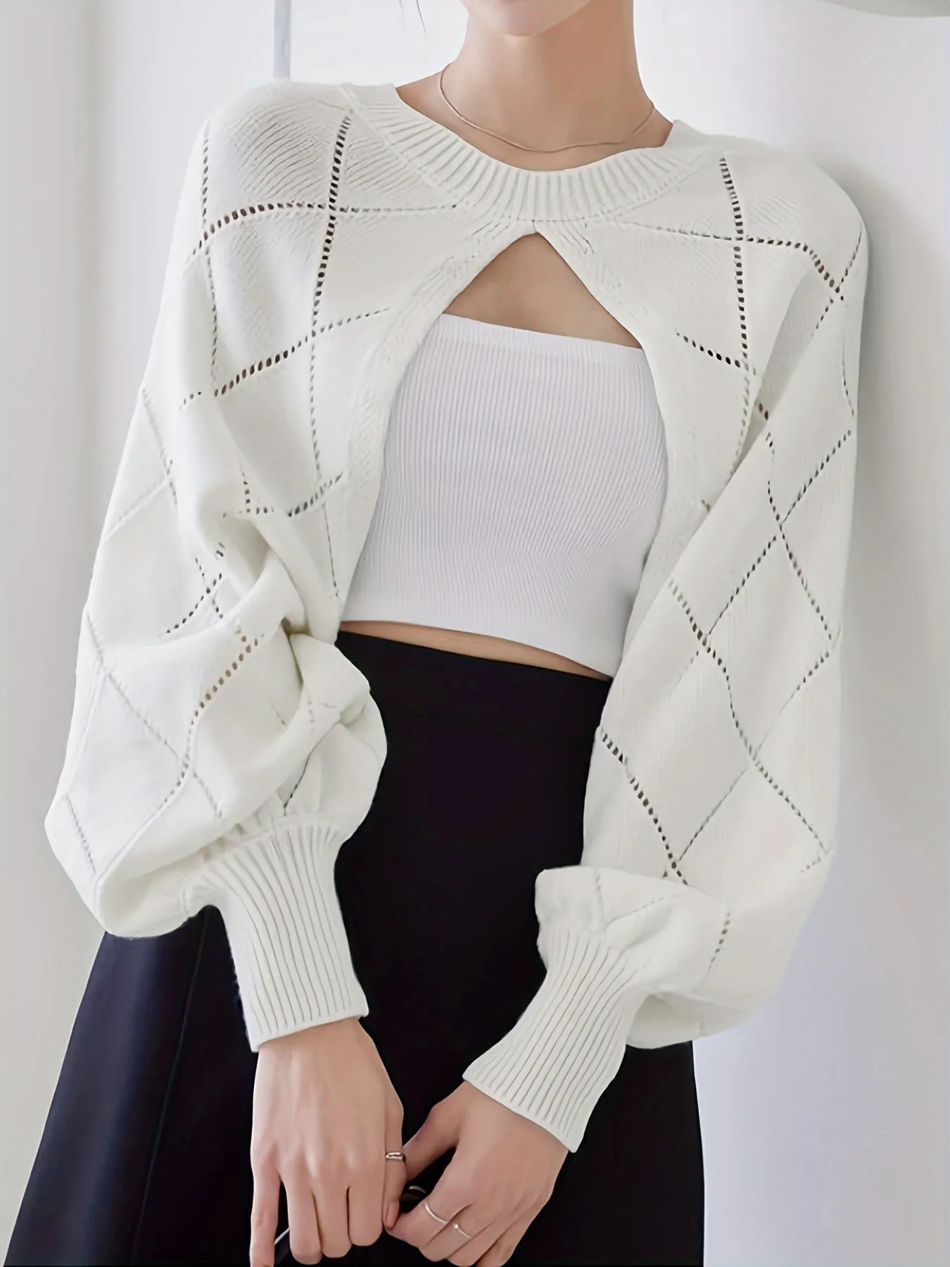 2025 New Faion Women's Loose Long Sve Knitted Hollow out Top Korean Sle Slimming Comfortable Breathable Crew Ne
2025 New Faion Women's Loose Long Sve Knitted Hollow out Top Korean Sle Slimming Comfortable Breathable Crew Ne