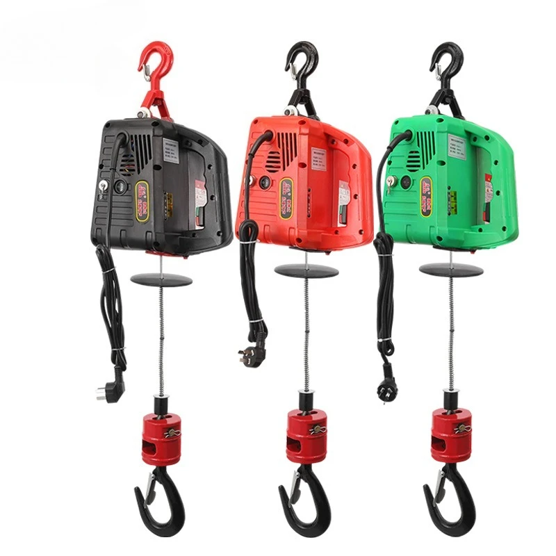 Portable traction hoist 220V household remote control electric small crane hoist miniature wire rope electric hoist
Portable traction hoist 220V household remote control electric small crane hoist miniature wire rope electric hoist