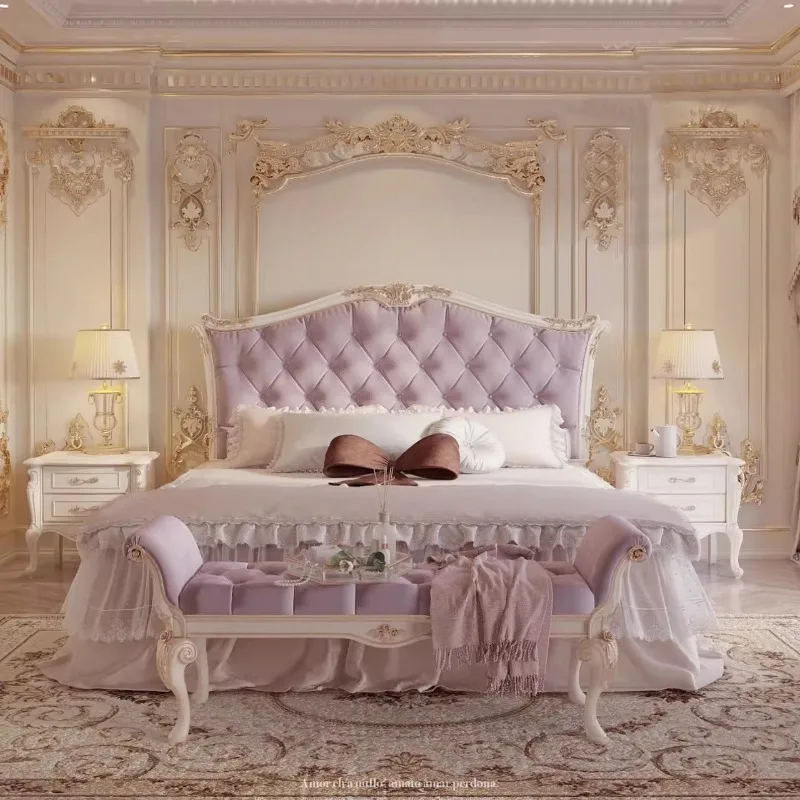 Decoration Design Double Bed Decoration Modern Pliable European Double Bed Luxury Wooden Camping Cama De Matrimonio Furniture
Decoration Design Double Bed Decoration Modern Pliable European Double Bed Luxury Wooden Camping Cama De Matrimonio Furniture